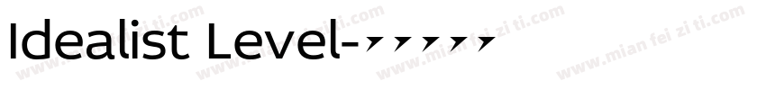 Idealist Level字体转换